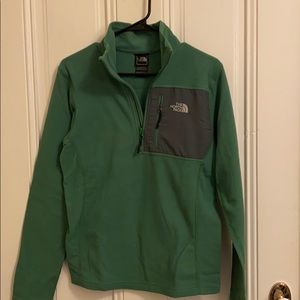 The North Face Quarter Zip X-Small Green